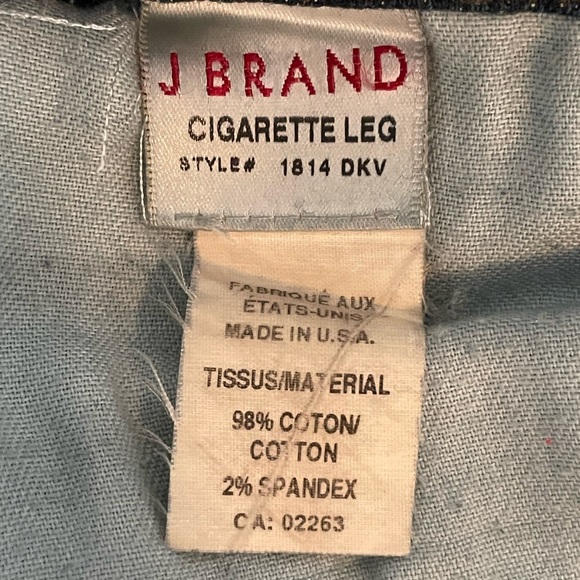 J Brand “Cigarette Leg” Jeans **altered - Picture 4 of 8